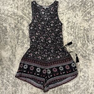 American Eagle Floral Romper